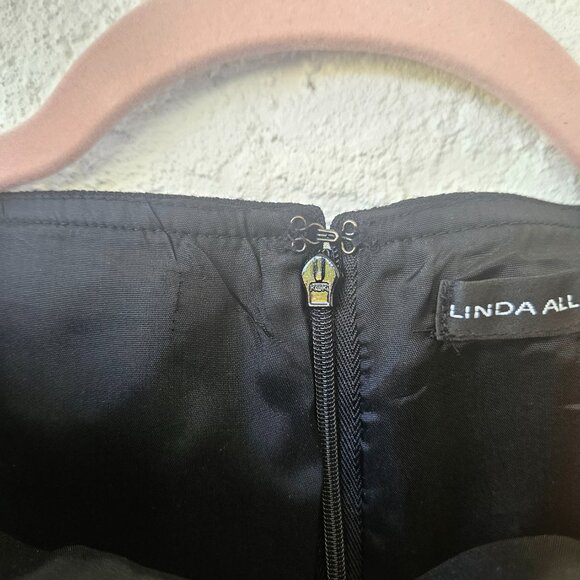 EUC Linda Allard/Ellen Tracy Black Wide Leg Pant - Picture 3 of 3